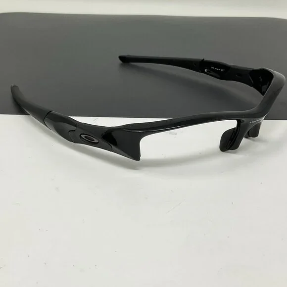 Oakley 03-899 Flak Black Half Rim Sunglasses Frame No Lenses 63 [] 14